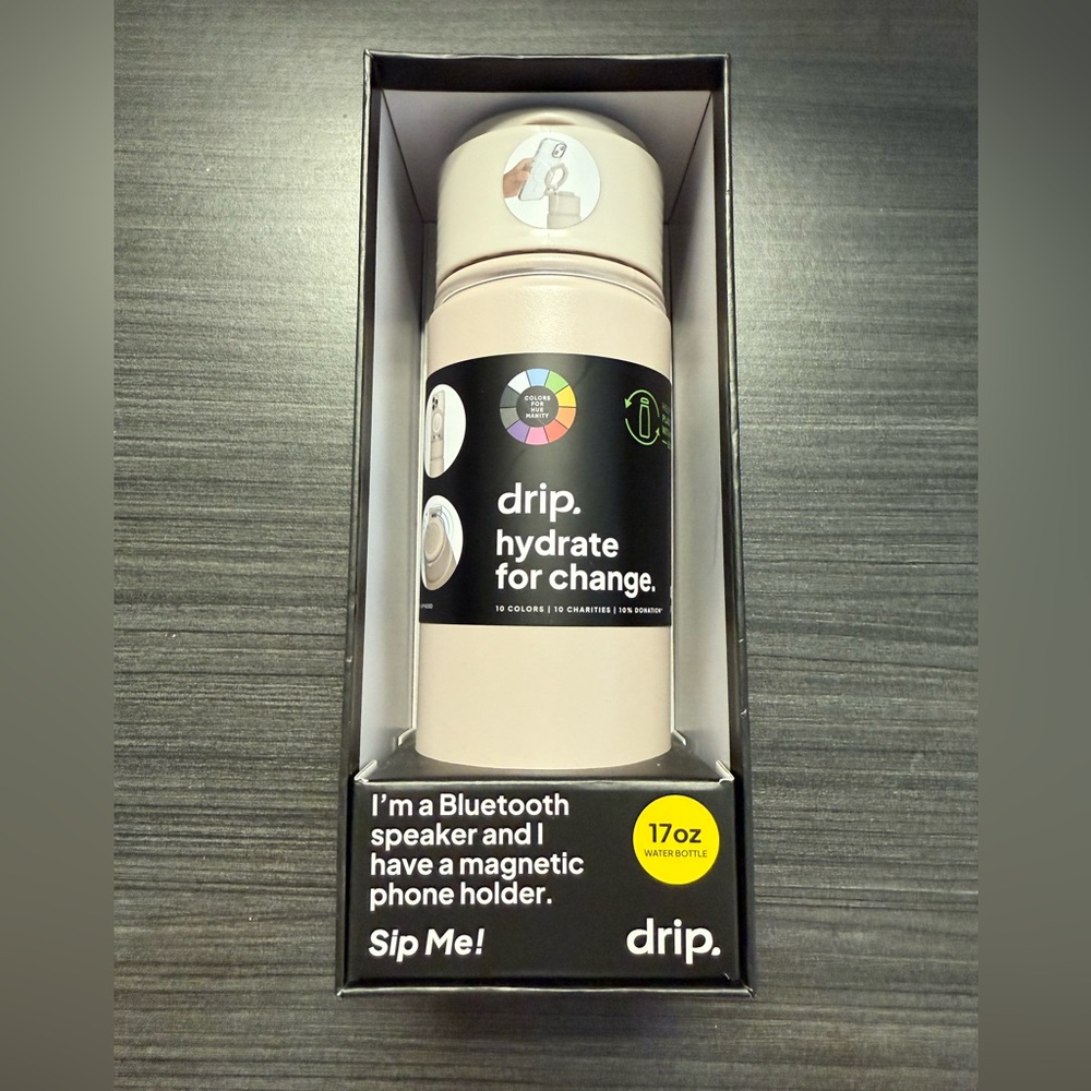 Bluetooth Speaker and Phone Holder - Cream